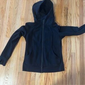Lululemon Scuba Full Zip Hoodie Jacket in black